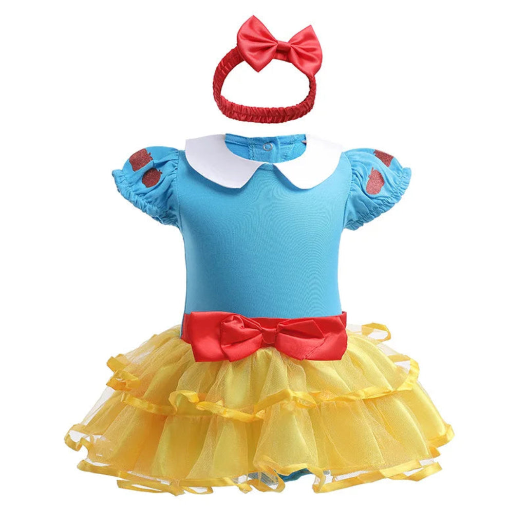 Costume di Halloween per bambini, set vestito in tulle da principessa