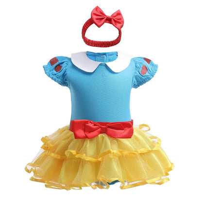 Costume di Halloween per bambini, set vestito in tulle da principessa
