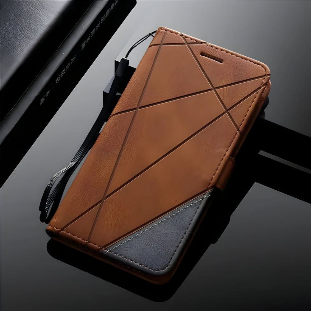 Handyhülle Leder Magnetisch Flip Wallet