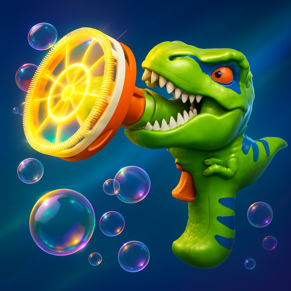 Seifenblasen Spielzeug Dinosaurier Blaster Kinder
