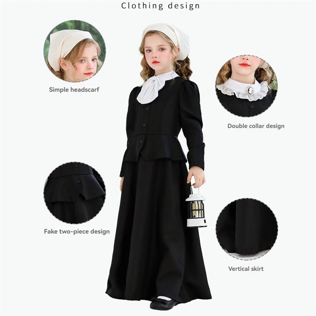 Halloween Kostüm Langes Kleid Viktorianisch Gothic Damen