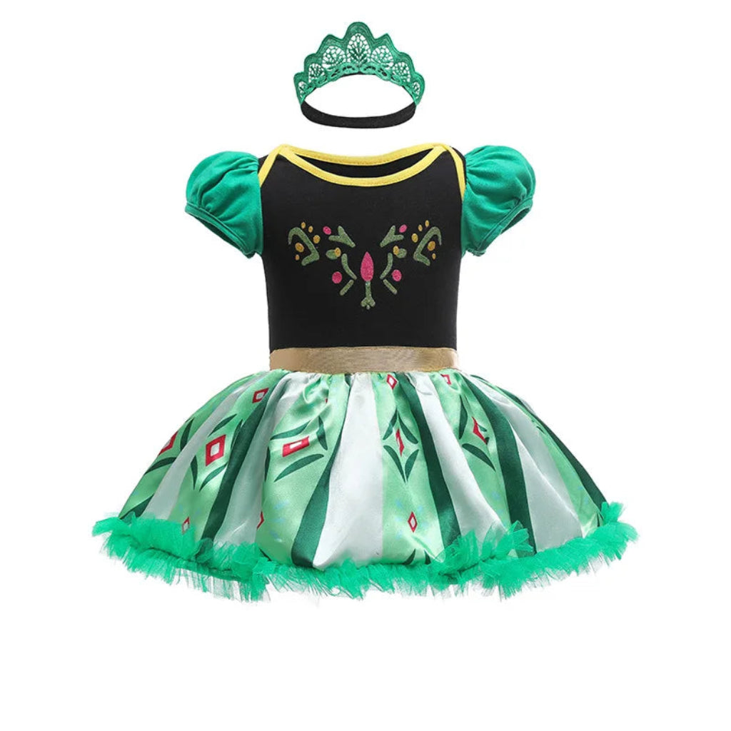 Costume di Halloween per bambini, set vestito in tulle da principessa