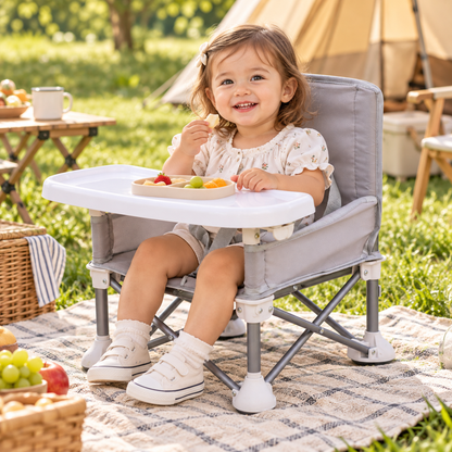 Sicherer Campingstuhl Für Kinder Tragbar Und Zusammenklappbar