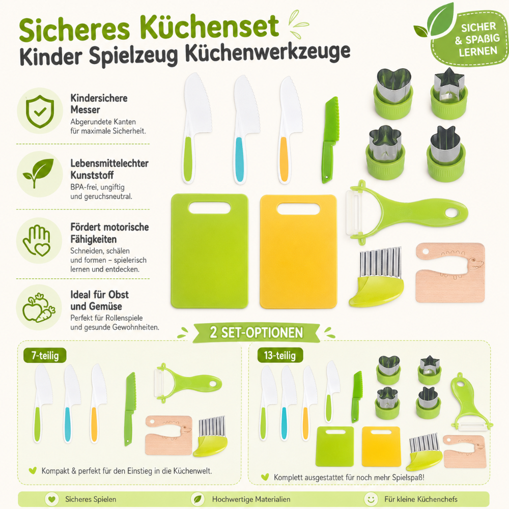 Sicheres Küchenset Kinder Spielzeug Küchenwerkzeuge
