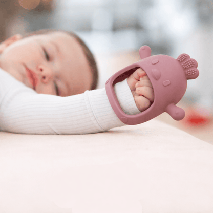 Giocattolo da mordere per neonati Silicone Guanto mordicchiafacile