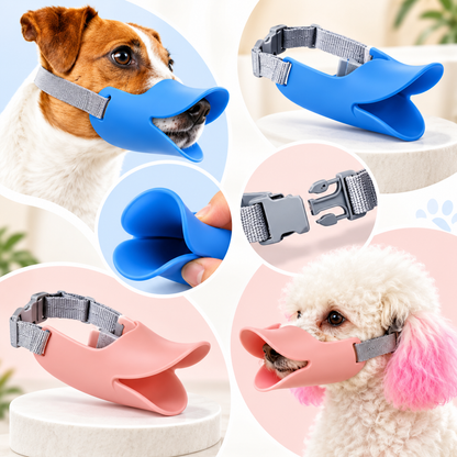 Silikon Hundemaulkorb Komfortabler Hundemaulkorb Verstellbar