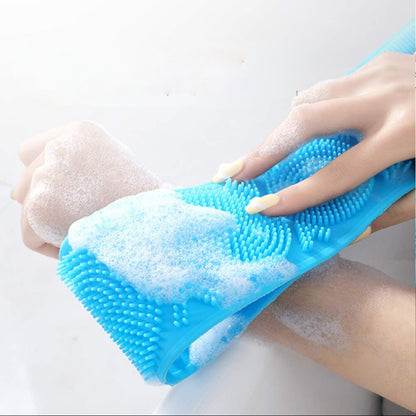 Cepillo corporal de silicona Cepillo de ducha Exfoliante Masaje Limpieza
