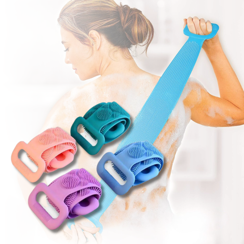 Cepillo corporal de silicona Cepillo de ducha Exfoliante Masaje Limpieza