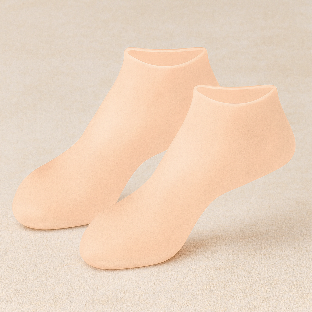 Calcetines de Silicona Hidratación Cuidado de Pies Pedicura para Mujer