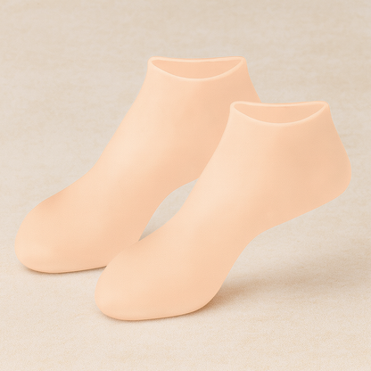 Calcetines de Silicona Hidratación Cuidado de Pies Pedicura para Mujer