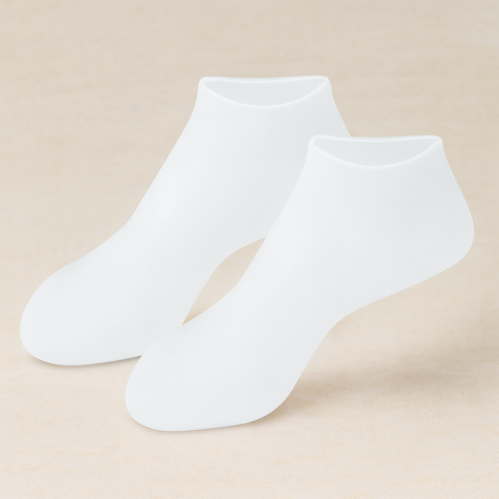 Calcetines de Silicona Hidratación Cuidado de Pies Pedicura para Mujer