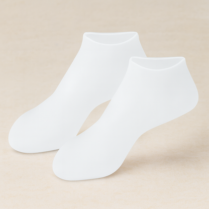 Calcetines de Silicona Hidratación Cuidado de Pies Pedicura para Mujer
