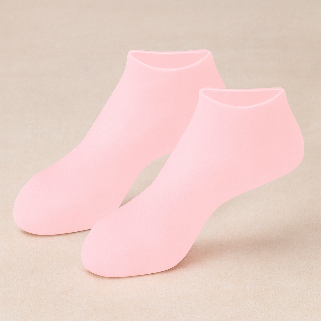 Calcetines de Silicona Hidratación Cuidado de Pies Pedicura para Mujer