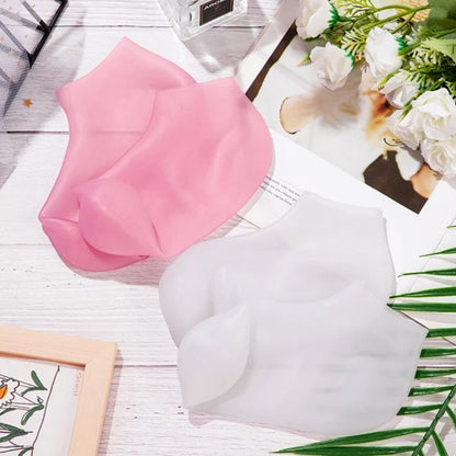 Calcetines de Silicona Hidratación Cuidado de Pies Pedicura para Mujer