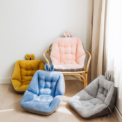 Seat Cushion Ergonomic Orthopedic Support Soft Back Pad