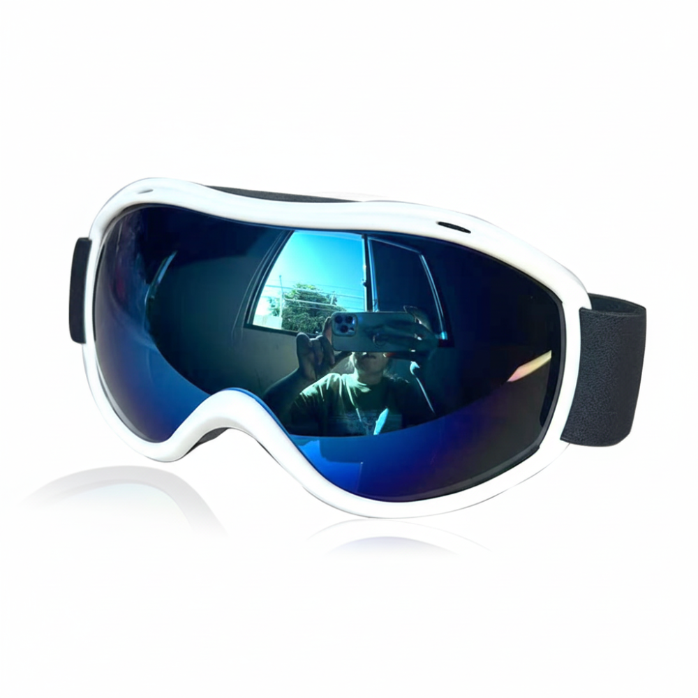 Ski Goggles Snowboard Goggles Mirrored UV Protection Anti-Fog Helmet Compatible