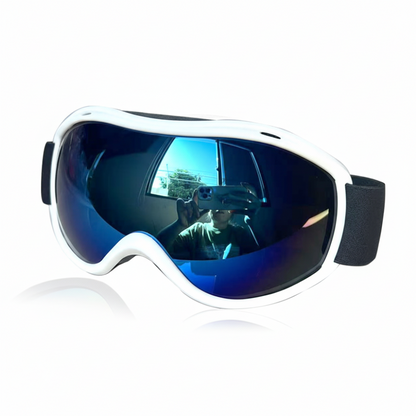 Ski Goggles Snowboard Goggles Mirrored UV Protection Anti-Fog Helmet Compatible