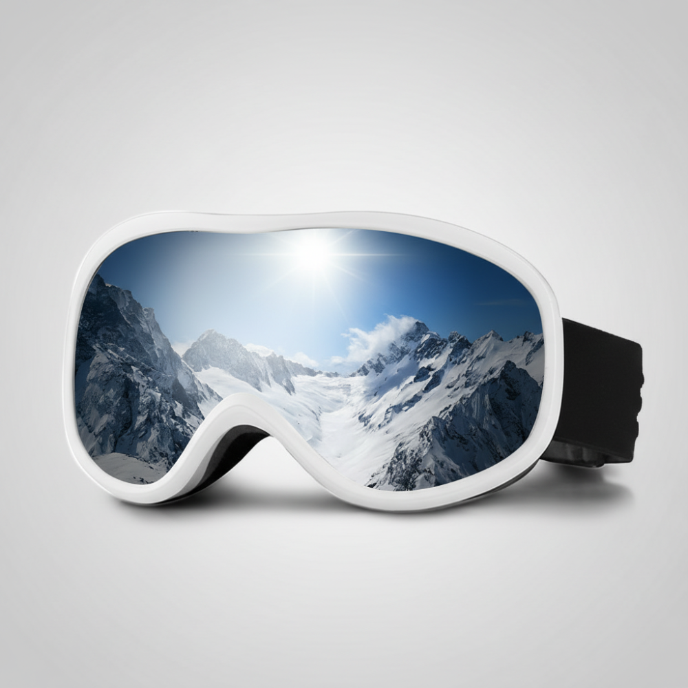 Ski Goggles Snowboard Goggles Mirrored UV Protection Anti-Fog Helmet Compatible