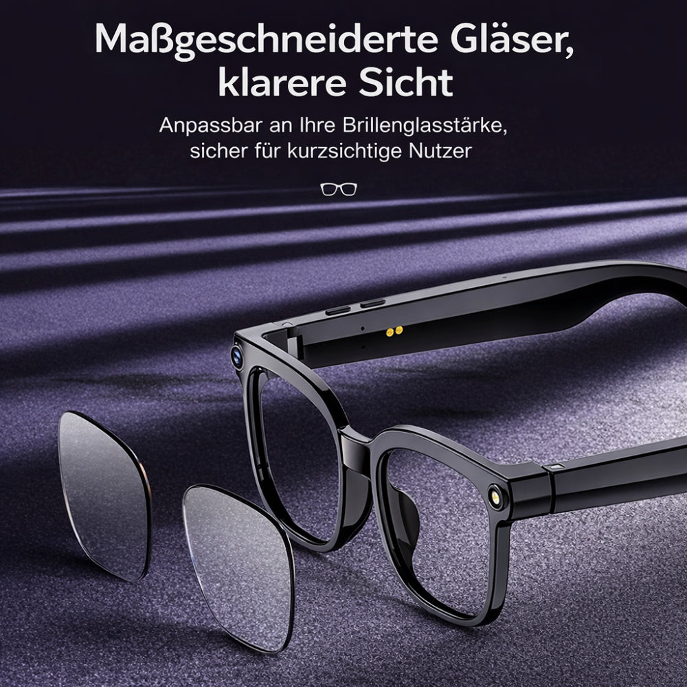 Lunettes intelligentes caméra vidéo audio enregistrement