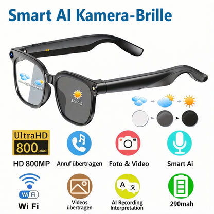Lunettes intelligentes caméra vidéo audio enregistrement