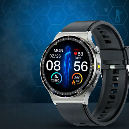 Smartwatch con monitor de ECG, presión arterial y oxígeno