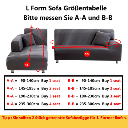 Sofabezug Stretch Jacquard Schutzbezug Wasserabweisend