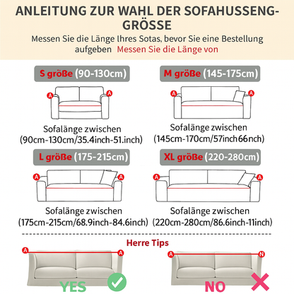 Sofabezug Stretch Jacquard Schutzbezug Wasserabweisend