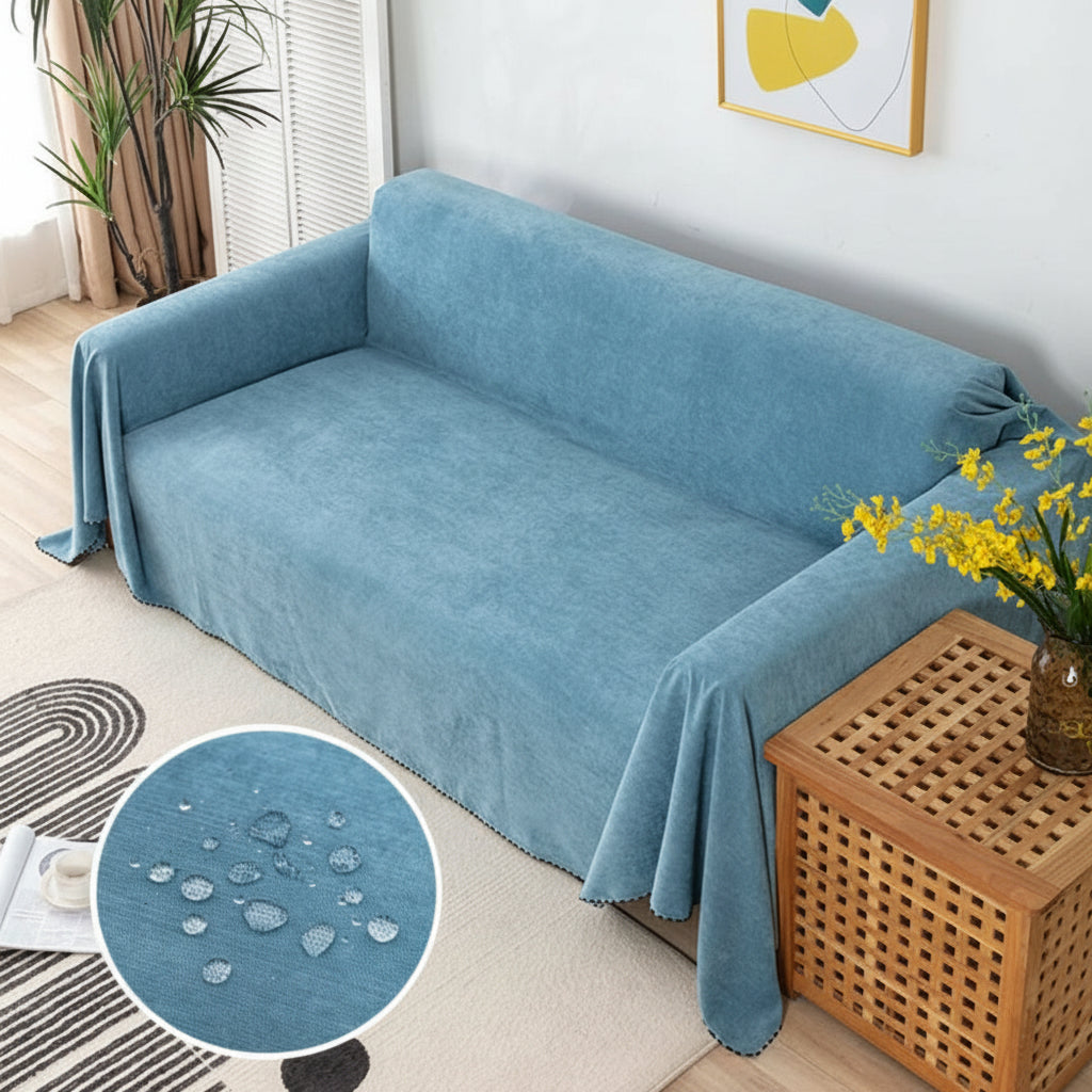 Sofadecke Schutz Cord Stoff Wasserabweisend Möbelüberwurf2