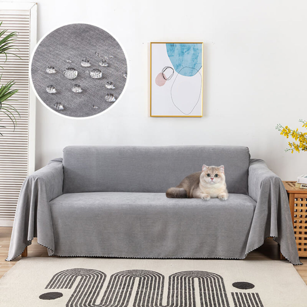 Sofadecke Schutz Cord Stoff Wasserabweisend Möbelüberwurf6