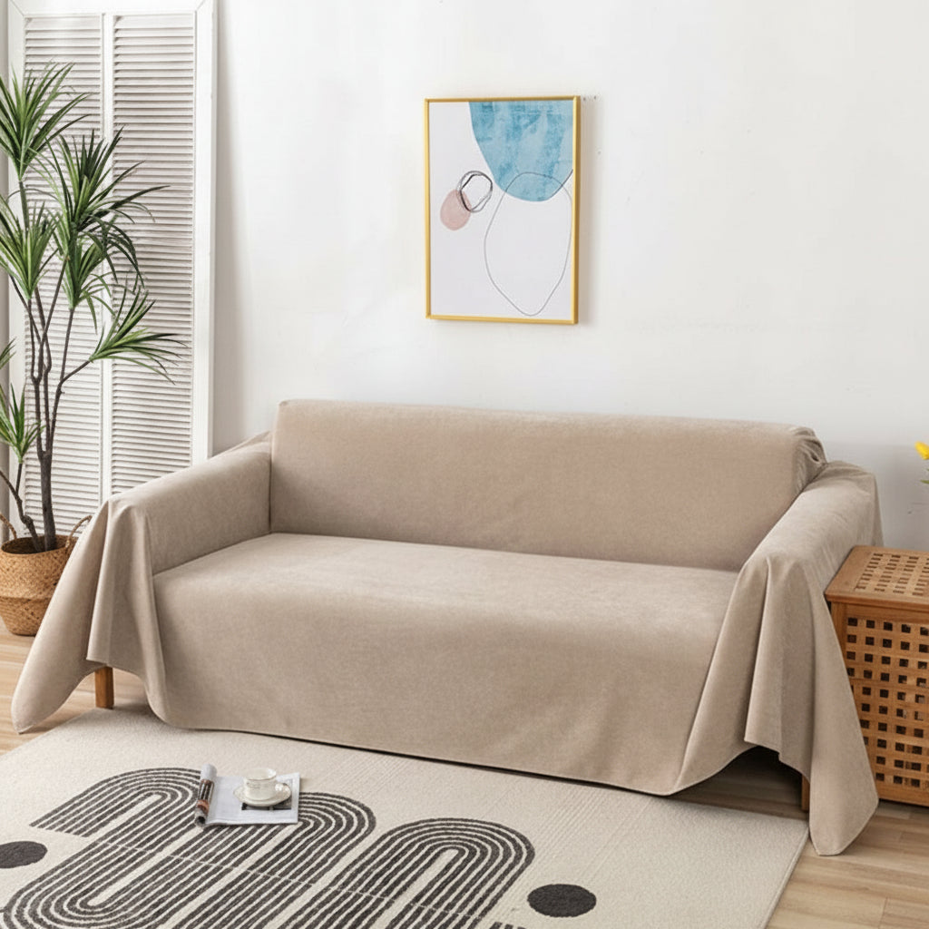 Sofadecke Schutz Cord Stoff Wasserabweisend Möbelüberwurf9