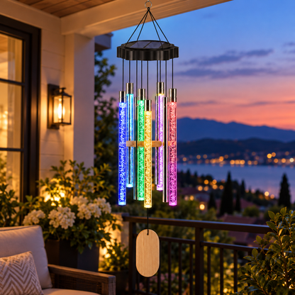 Solar Windspiel Für Gartenpartys Musikalische Windspiele