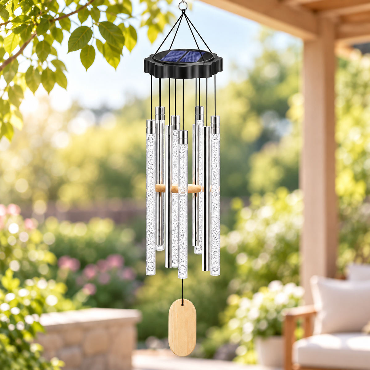 Solar Windspiel Für Gartenpartys Musikalische Windspiele