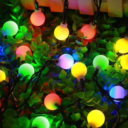Guirlande solaire LED pour jardin, extérieure, résistante aux intempéries