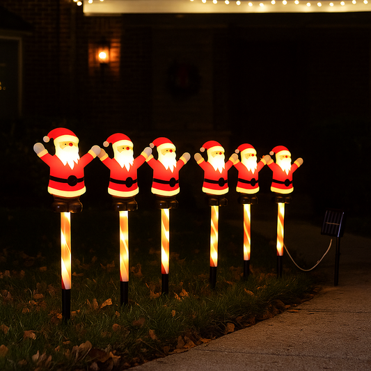 Solar Christmas Lighting Outdoor LED Light Decoration Garden Figurine