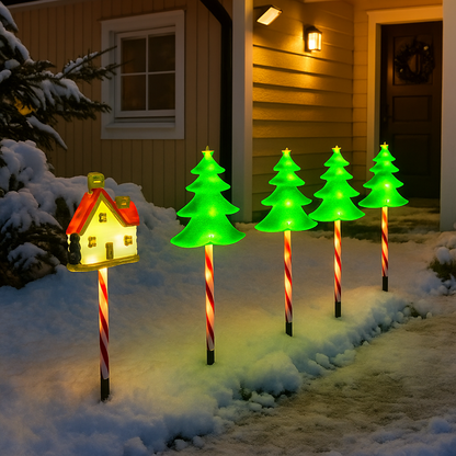 Solar Weihnachtsbeleuchtung Außen LED Licht Deko Gartenfigur