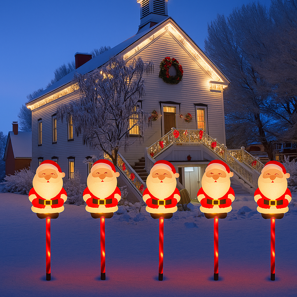 Solar Weihnachtsbeleuchtung Außen LED Licht Deko Gartenfigur