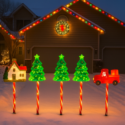 Solar Weihnachtsbeleuchtung Außen LED Licht Deko Gartenfigur