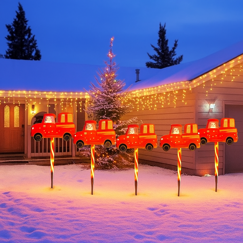 Solar Weihnachtsbeleuchtung Außen LED Licht Deko Gartenfigur