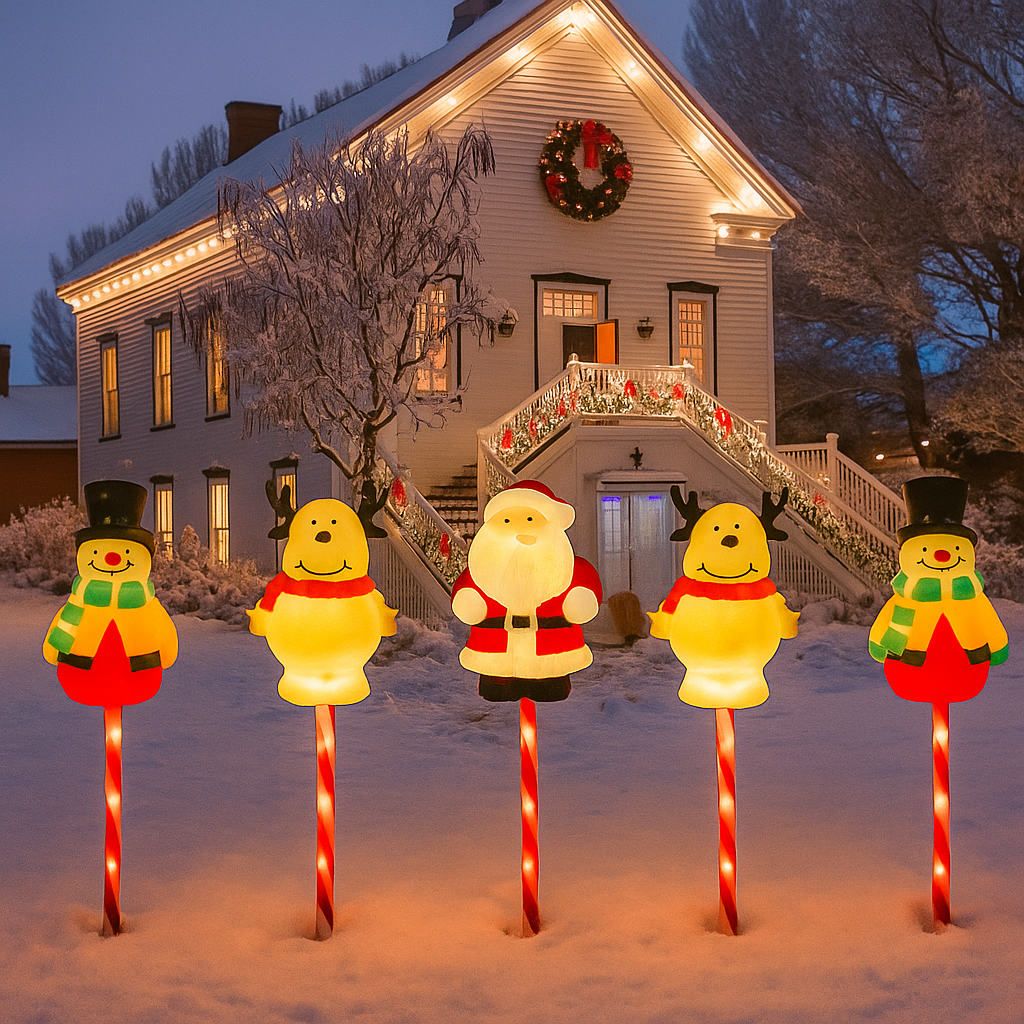 Solar Weihnachtsbeleuchtung Außen LED Licht Deko Gartenfigur