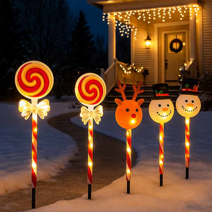 Solar Weihnachtsbeleuchtung Außen LED Licht Deko Gartenfigur