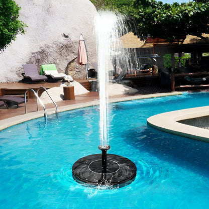Fontaine solaire fontaine de jardin pompe à eau flottante pour étang