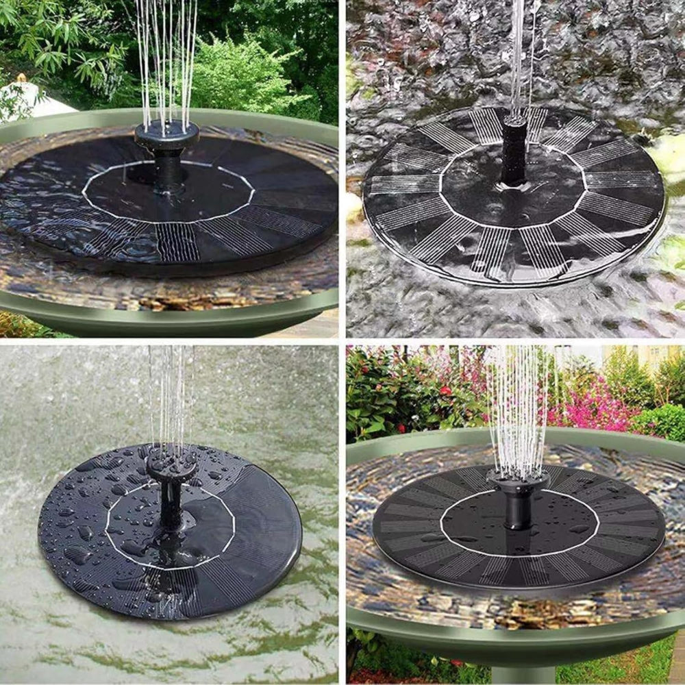 Fontaine solaire fontaine de jardin pompe à eau flottante pour étang