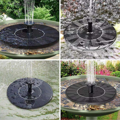 Fontaine solaire fontaine de jardin pompe à eau flottante pour étang