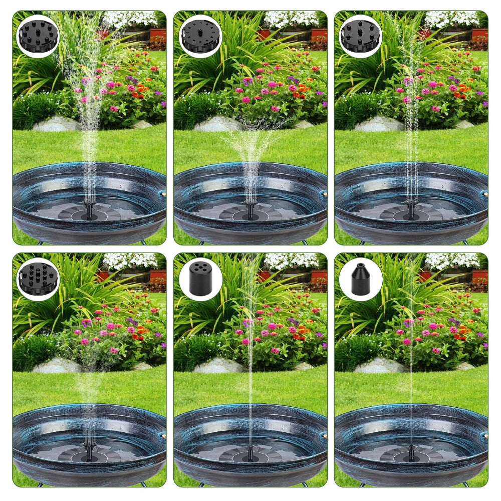 Fontaine solaire fontaine de jardin pompe à eau flottante pour étang
