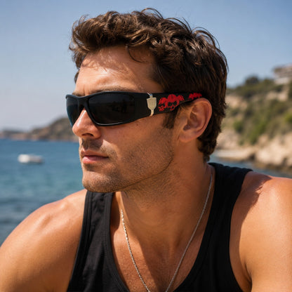 Sonnenbrille Polarisiert Herren Sportbrille Freizeit Fahrerbrille