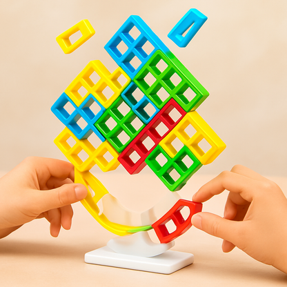 Toy Building Blocks Balance Tower Game