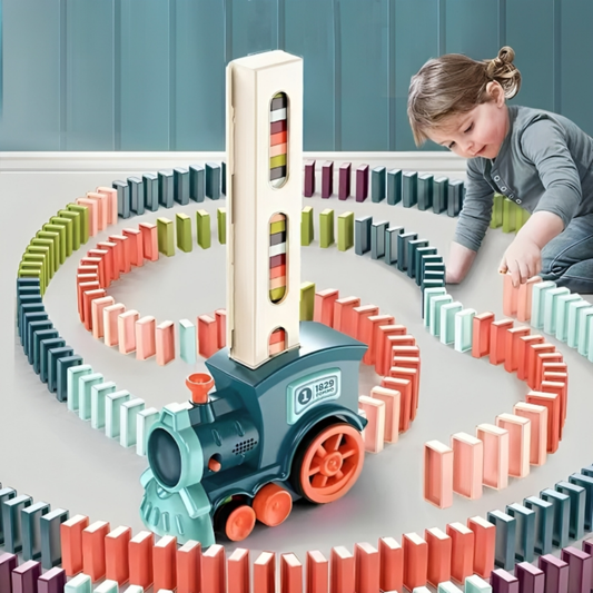Domino Train Toy Automatic Learning Play Set