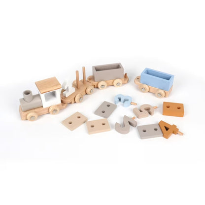 Spielzeug Eisenbahn Lernspielzeug Kinder Zug Steckspiel