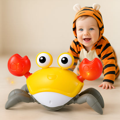 Toy Crab with Music and Movement Interactive Crawling Toy