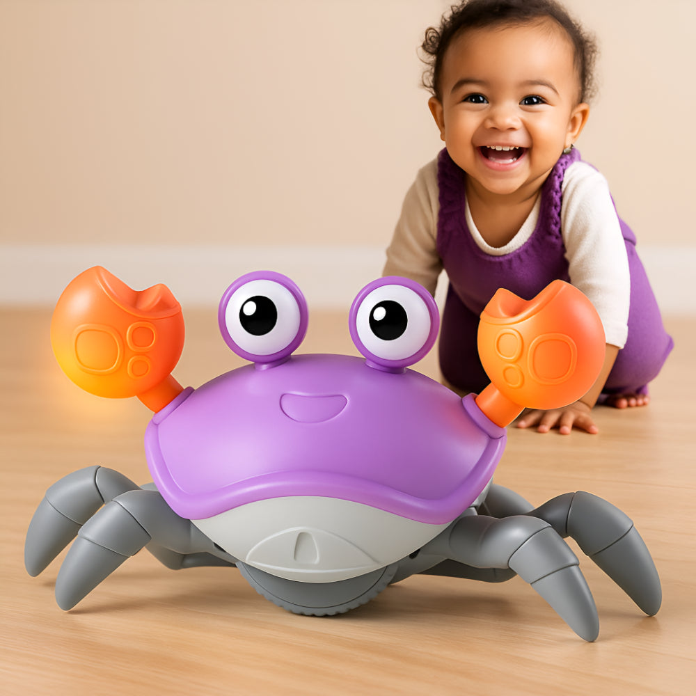 Toy Crab with Music and Movement Interactive Crawling Toy